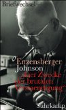 Buchcover Breifwechsel Enzensberger Johnson